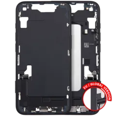 Mid-Frame Housing W/ Charging Port Flex & Small Parts For iPhone 16e / 17e (EU / Global Version) (Used OEM Pull: Grade C) (Black)