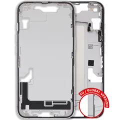 Mid-Frame Housing W/ Small Parts For iPhone 16e / 17e (EU / Global Version) (Used OEM Pull: Grade C) (White)
