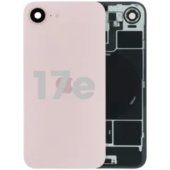 Back Glass With MagSafe Magnet & NFC For iPhone 17E (Used OEM Pull: Grade A) (Soft Pink)