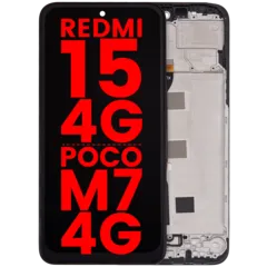 LCD Assembly With Frame For Xiaomi Redmi 15 4G / Poco M7 4G (Aftermarket Plus) (All Colors)