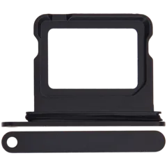 Dual Sim Card Tray Compatible For iPhone 18 Pro / 18 Pro Max (Black)
