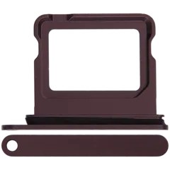 Dual Sim Card Tray Compatible For iPhone 18 Pro / 18 Pro Max (Burgundy)