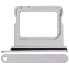 Dual Sim Card Tray Compatible For iPhone 18 Pro / 18 Pro Max (Silver)