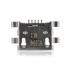 Charging port soldering required - 05 Pin - Micro B - 4 Anchor Points (C088)