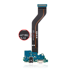 Charging Port With Headphone Jack Compatible For Samsung Galaxy A71 5G (A716U / 2020) (Service Pack)