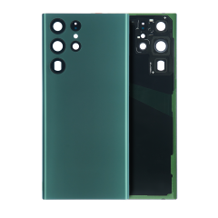 Back Cover Glass With Camera Lens Compatible Samsung Galaxy S22 Ultra (Service Pack) (Green)