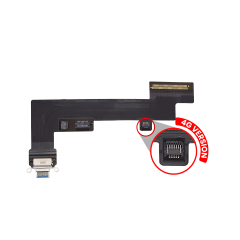 Charging Port Flex Cable Compatible For iPad Air 5 (4G Version) (Premium) (Blue)