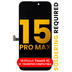 OLED Assembly Compatible For iPhone 15 Pro Max (Assembled) (Without Touch IC, Soldering Required)