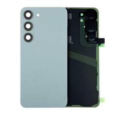 Back Cover Glass With Camera Lens Compatible For Samsung Galaxy S24 (Service Pack) (Sapphire Blue)