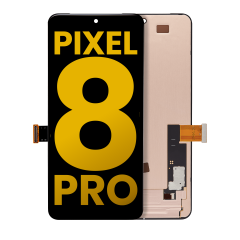 OLED Assembly Without Frame (Without Finger Print Sensor) Compatible For Google Pixel 8 Pro (Refurbished) (All Colors)