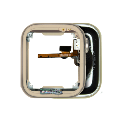 Housing Assembly Compatible For Watch Series 8 (41MM) (GPS Version) (Used OEM Pull: Grade B/C) (Aluminum/Starlight)