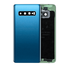Back cover Glass With Camera Lens Compatible For Samsung Galaxy S10 (Service Pack) (Prism Blue)