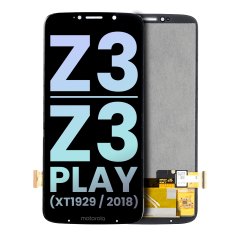 LCD Assembly Without Frame Compatible For Motorola Moto Z3 / Moto Z3 Play (XT1929 / 2018) (Genuine OEM) (Black)