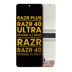 Main OLED Assembly Without Frame Compatible For Motorola Moto Razr Plus / Razr 40 Ultra (XT2321-3 / 2023) / Razr / Razr 40 (XT2323-3 / 2023) (Refurbished) (All Colors)