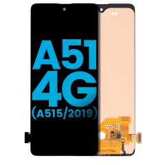 LCD Assembly Without Frame (Without Finger Print Sensor) Compatible For Samsung Galaxy A51 4G (A515 / 2019) (Aftermarket: Incell) (All Colors)