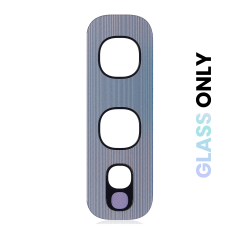 Back Camera Lens (Glass Only) With Adhesive Compatible For Samsung Galaxy S10E (Prism White) (Service Pack)