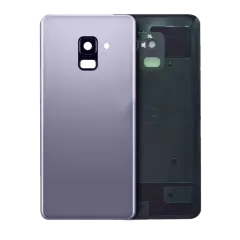 Back Cover Glass With Camera Lens Compatible For Samsung Galaxy A8 (A530 / 2018) (Service Pack) (Purple)