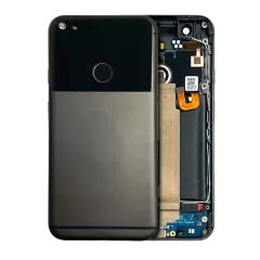 Back Housing Compatible For Google Pixel  (Genuine OEM) (Black)