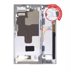 Mid-Frame Housing For Samsung Galaxy S22 Ultra 5G (International Version) (White)