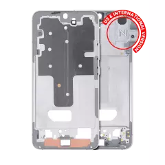 Mid-Frame Housing Compatible For Samsung Galaxy S22 Plus 5G (US & International Version) (White)