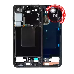 Mid-Frame Housing Compatible For Samsung Galaxy S24 5G (US & International Version) (Onyx Black)