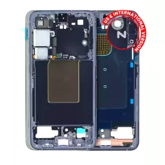 Mid-Frame Housing For Samsung Galaxy S24 5G (US & International Version) (Cobalt Violet)