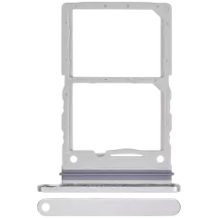 Dual Sim Card Tray Compatible For Samsung Galaxy Z Flip 6 (F741) (Premium) (White)