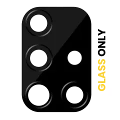 Back Camera Lens (Glass Only) With Adhesive Compatible For Samsung Galaxy A51 5G (A516 / 2020)