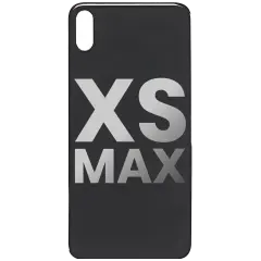 Back Cover Glass Compatible For iPhone XS Max (No Logo) (Space Gray)