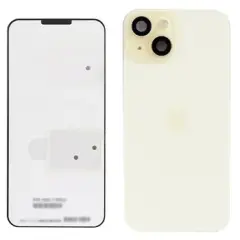 Back Glass With Steel Plate With Wireless NFC Charging MagSafe Magnet & Flashlight Flex For IPhone 15 (Genuine OEM) (Yellow)