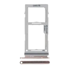 Dual Sim Card Tray For Samsung Galaxy S10 / S10 Plus / S10E (Prism White)