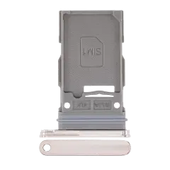 Single Sim Card Tray For Samsung Galaxy S22 5G / S22 Plus 5G (Pink Gold)