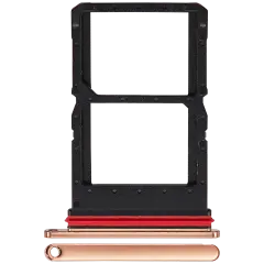 Dual Sim Card Tray Compatible For Motorola Razr Plus / Razr 50 Ultra (XT2451 / 2024) (Peach Fuzz)