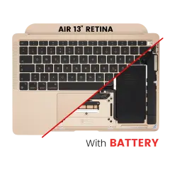 Top Case Assembly With Battery And Keyboard Compatible For MacBook Air 13" Retina (A2337 / Late 2020) (Rose Gold) (UK Keyboard)