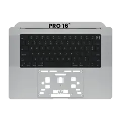 Top Case With Keyboard Compatible For MacBook Pro 16" (A2485 / Late 2021) / (A2780 / Late 2023) (US Keyboard) (Space Gray)
