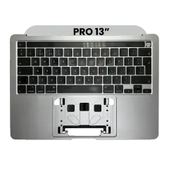Top Case With Keyboard Compatible For MacBook Pro 13" (A2251 / Mid 2020) (UK Keyboard) (Space Gray)