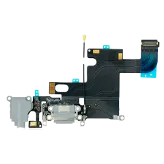 Charging Port Flex Cable Compatible For iPhone 6 (Used OEM Pull: Grade A) (Gray)