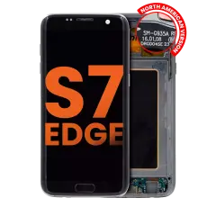 OLED Assembly With Frame Compatible For Samsung Galaxy S7 Edge G935A (North American Version) (Blemish: Grade A) (Black Onyx)