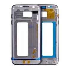 Mid-Frame Housing Compatible For Samsung Galaxy S7 (With Small Parts) (Service Pack) (Black)