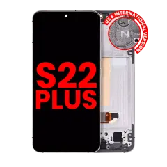 OLED Assembly With Frame Compatible For Samsung Galaxy S22 Plus 5G (US & International Version) (Aftermarket Plus) (White)
