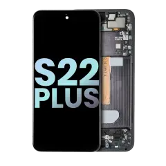 OLED Assembly With Frame Compatible For Samsung Galaxy S22 Plus 5G (Service Pack) (Phantom Black)