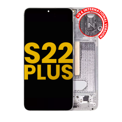 OLED Assembly With Frame Compatible For Samsung Galaxy S22 Plus 5G (US & International Version) (Refurbished) (White)