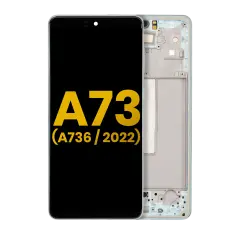 OLED Assembly With Frame Compatible For Samsung Galaxy A73 5G (A736 / 2022) (Refurbished) (Mint)