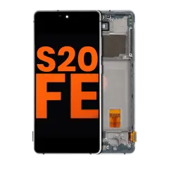 OLED Assembly With Frame For Samsung Galaxy S20 FE 4G / 5G (Blemish: Grade A) (Cloud White)