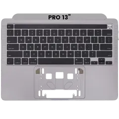 Top Case With Keyboard Compatible For MacBook Pro 13" (A2251 / Mid 2020) (US Keyboard) (Space Gray)