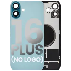 Back Glass w/ MagSafe Magnet For iPhone 16 Plus (Aftermarket) (Teal) (No Logo)
