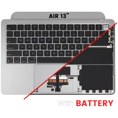 Top Case Assembly With Battery And Keyboard Compatible For MacBook Air 13" (A3113 / Mid 2024) (Space Gray) (US Keyboard)
