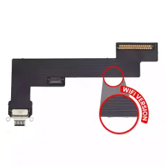 Charging Port Flex Cable Compatible For iPad Air 5 (WiFi Version) (Aftermarket Plus) (Space Gray)