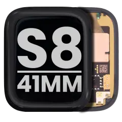 OLED Assembly With Bracket Compatible For Watch Series 8 (41MM) ( Used OEM Pull: Grade A)