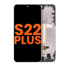 OLED Assembly With Frame Compatible For Samsung Galaxy S22 Plus 5G (Blemish: Grade A) (Pink Gold)